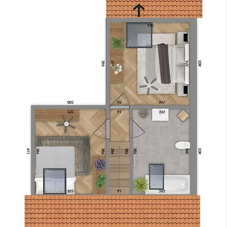 Neustadt-aussicht - Grosse Mit Balkon Дрезден