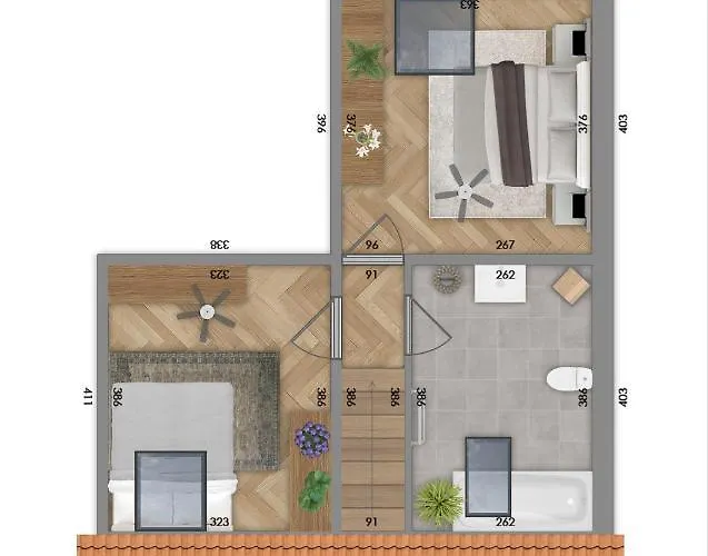 Neustadt-aussicht - Grosse Mit Balkon Drezda